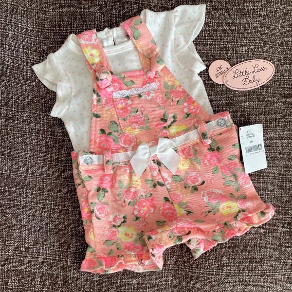 TAM 3-6M Jardineira Little Lass