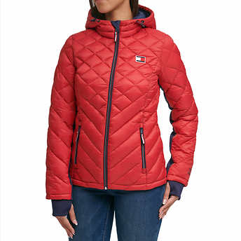 Casaco tommy hot sale hilfiger vermelho