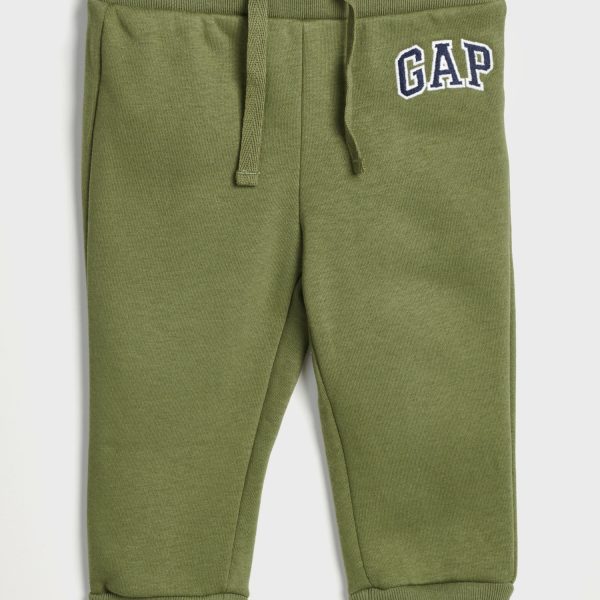 Calça moletom verde militar gap