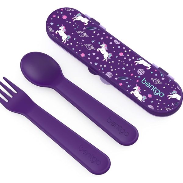 Kit Talheres Bentgo Kids - Roxo