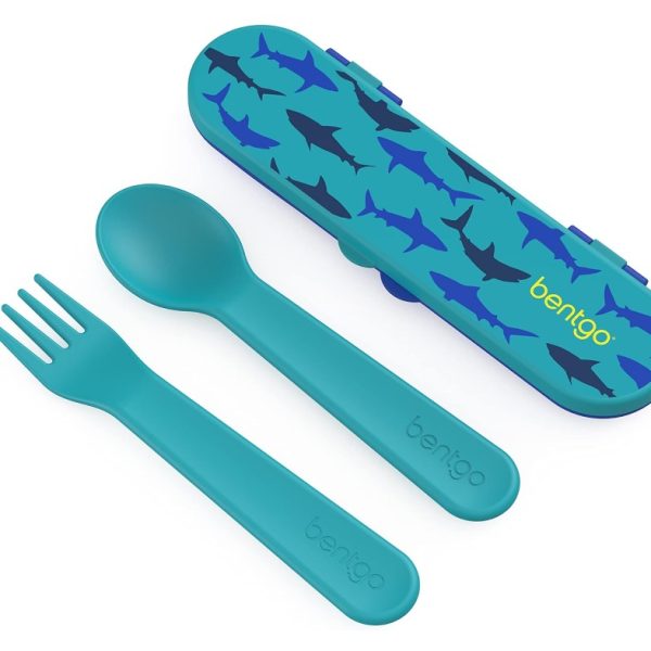 Kit Talheres Bentgo Kids - Tubarões