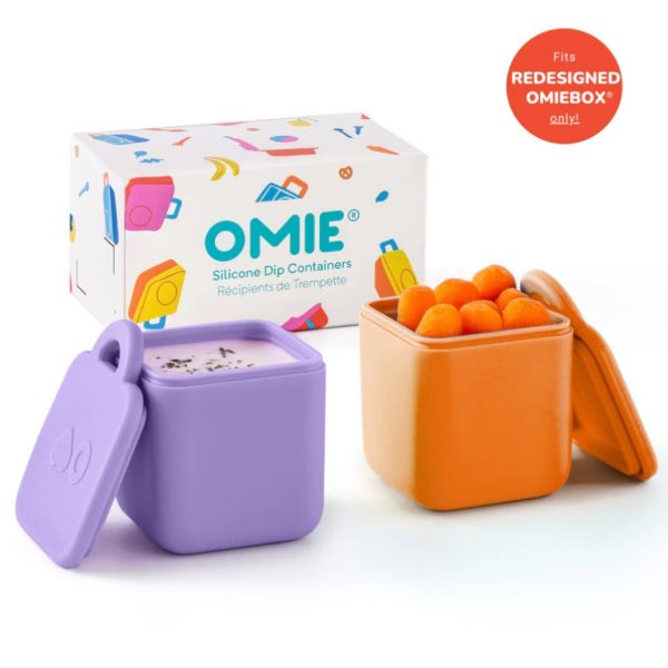 Kit com 2 potes para Omiebox - Lilás Laranja