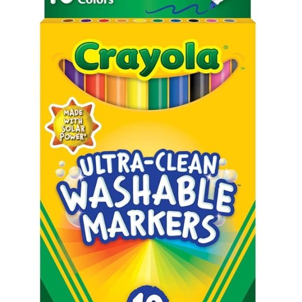 Canetinha Lavável Crayola - 10 Cores Ponta Fina