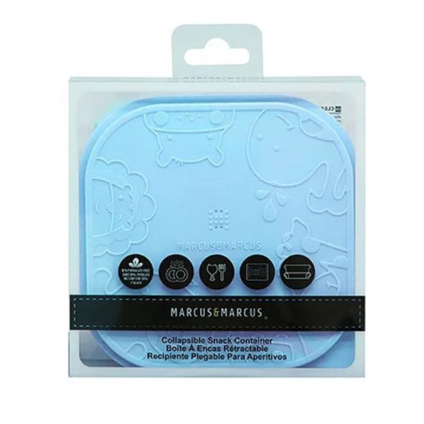 Pote Dobrável em Silicone Marcus & Marcus - Azul